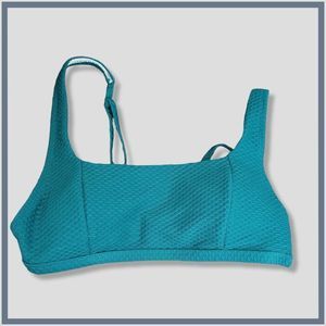 Shade & Shore - Women's Textured Square Neck Bikini Top - Medium